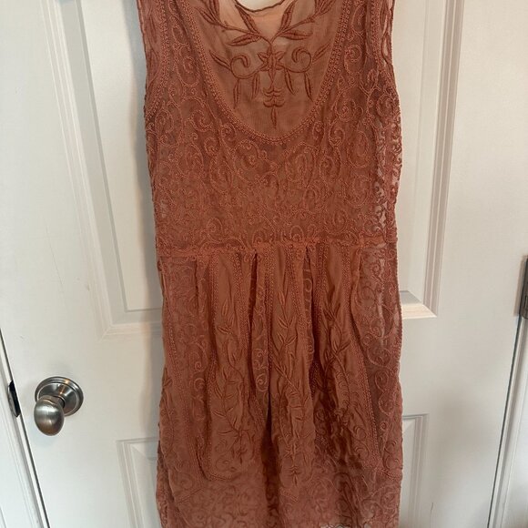 Baraschi "at dusk" Dusty Rose Dress - Picture 7 of 13